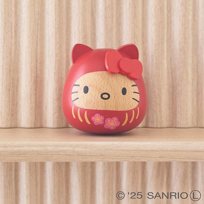 サンリオ 木製だるま ハローキティ SWD1(キティ 木製 だるま かわいい
