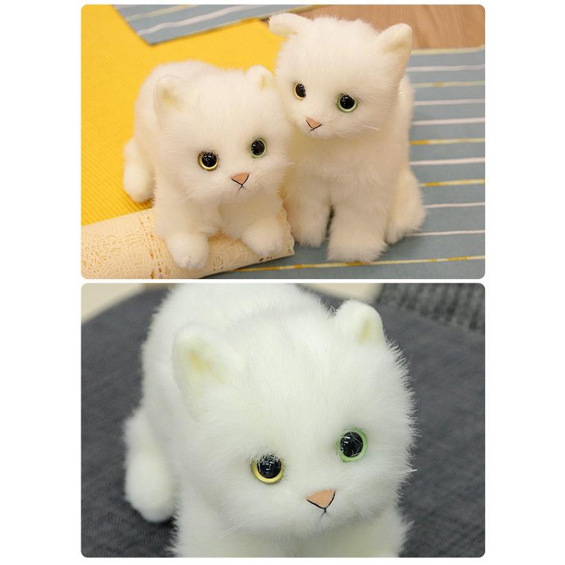 日本製 リアル 猫のぬいぐるみ 子猫 20cm(リアル ぬいぐるみ ネコ 猫