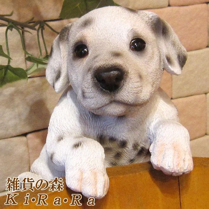 置物 動物 可愛い 犬の置物 ダルメシアン リアル ぶらさがりドッグ 子