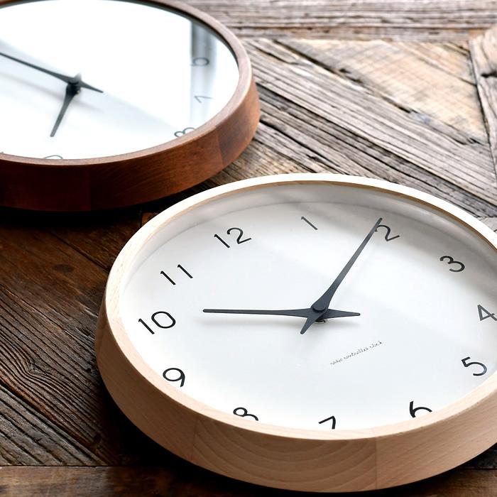 Lemnos（レムノス） 掛け時計 電波 電波時計 カンパーニュ おしゃれ