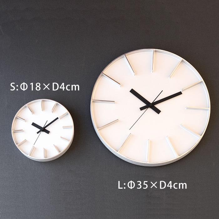 Lemnos（レムノス） 掛け時計 おしゃれ 雑貨 北欧 Edge Clock エッジ