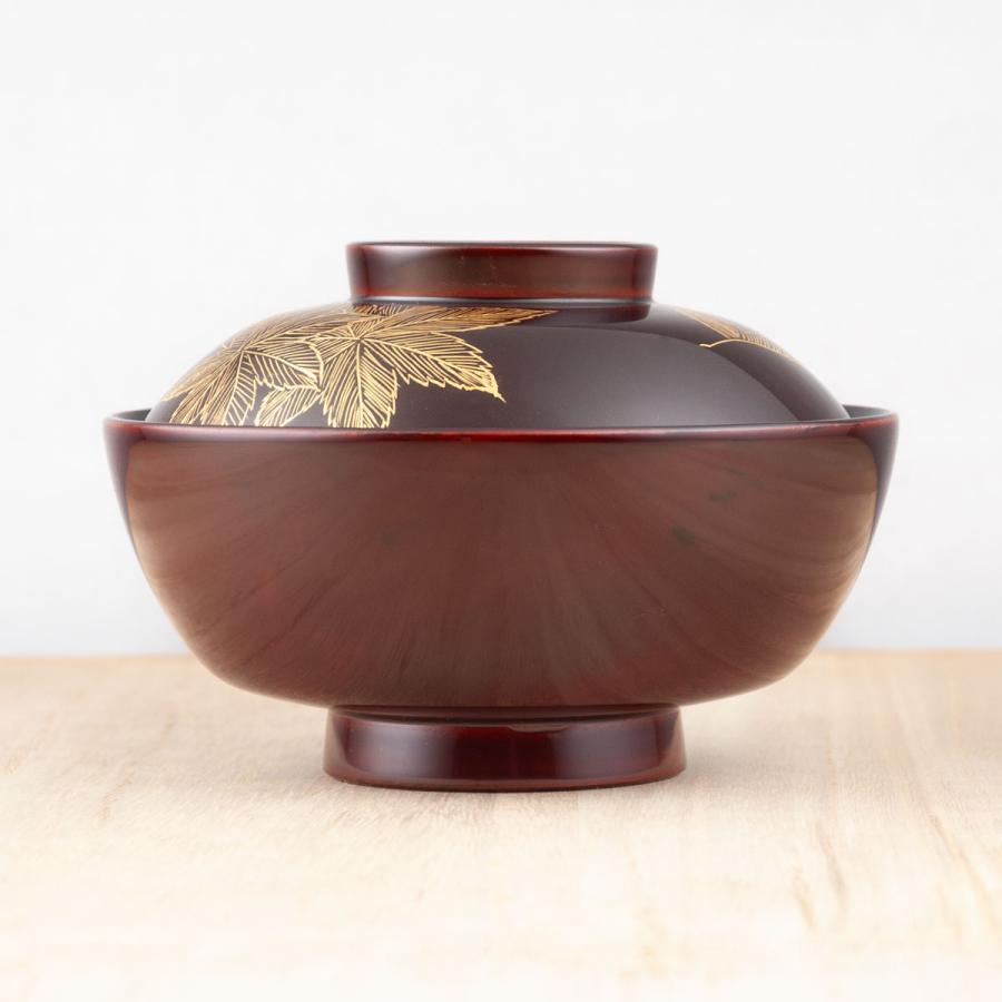 吸い物椀 吸物椀 蓋付き 吸物碗 木製 日本製 漆塗り 沈金 高級 お椀