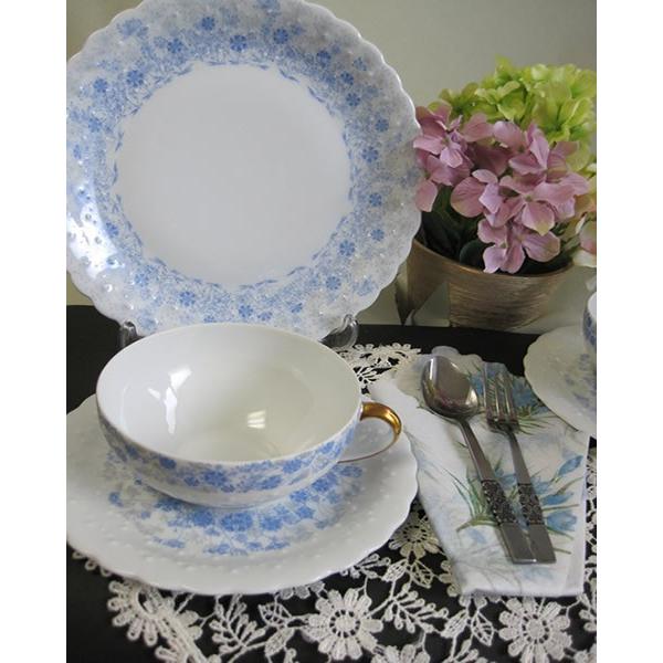 ジョルジュボワイエ（リビエラ ブルー） カップ＆ソーサー2セット