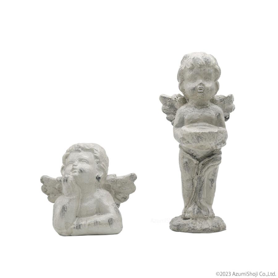 キャンドルホルダー アンティーク調 天使 キャンドル立て エンジェル