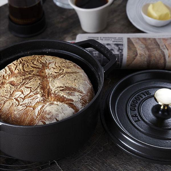 Staub（ストウブ） 鍋 ピコ・ココット ラウンド 22cm ブラック 生涯