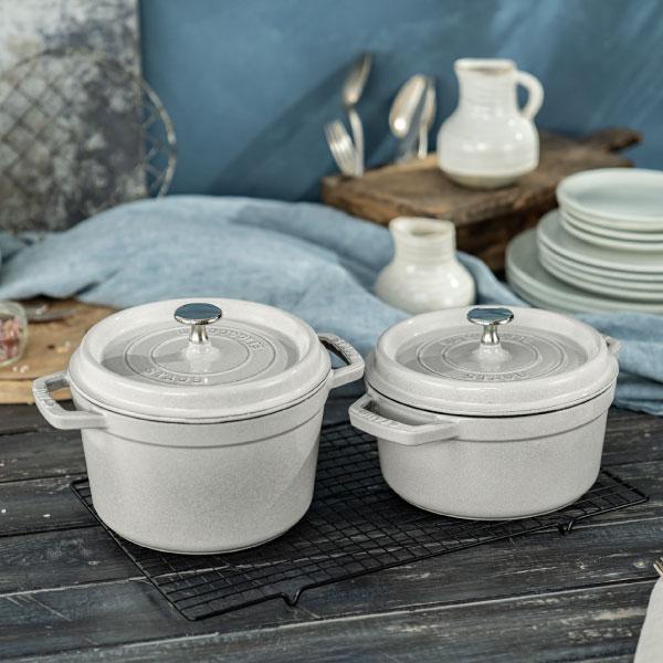 Staub（ストウブ） グランドココット ラウンド 20cm カンパーニュ生涯