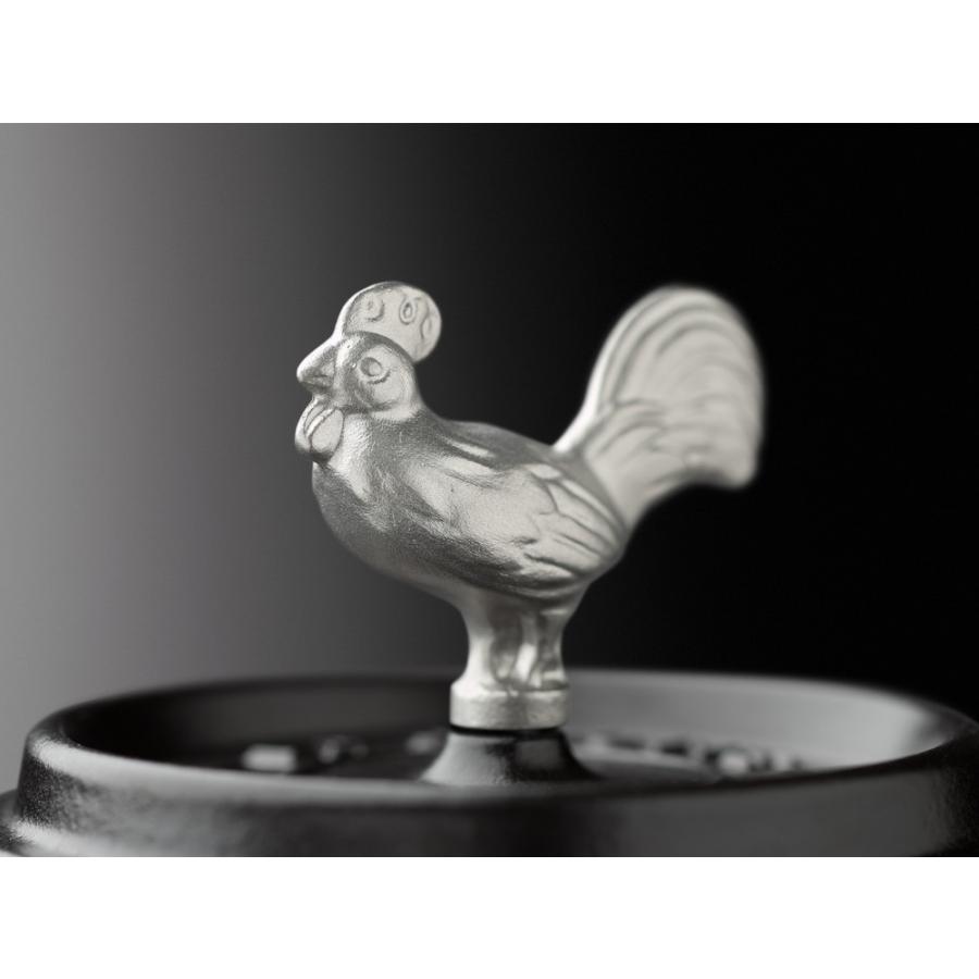 Staub（ストウブ） アニマルノブ チキン|ストウブ 鍋 蓋 フタ つまみ