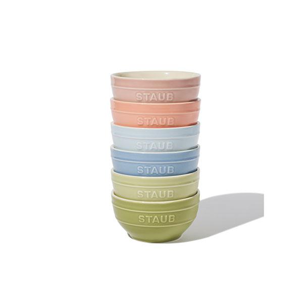 Staub（ストウブ） ボウル 12cm 6個セット マカロン グラデーション