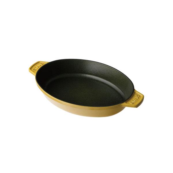 Staub（ストウブ） 鍋 オーバル ホットプレート 23cm シトロン 生涯