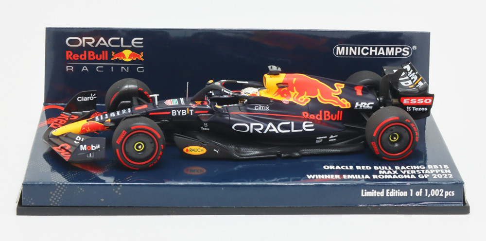 ミニチャンプス オラクル レッドブル レーシング RB18 マックス