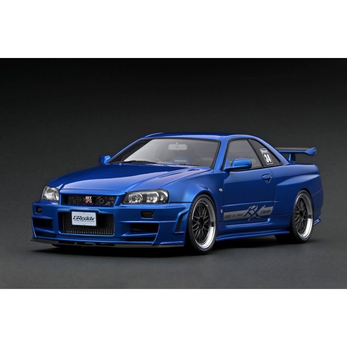 ignition model TRUST GReddy 34RX Blue Metallic （1/18スケール