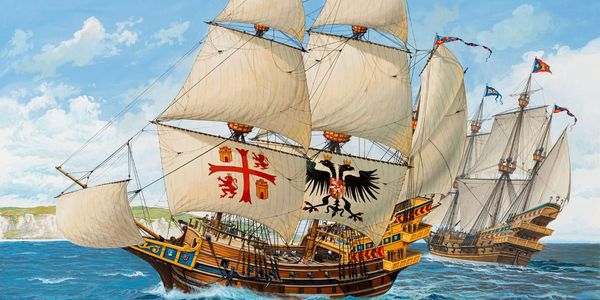 レベル ドイツ スパニッシュ ガレオン （1/96スケール 05620） 船