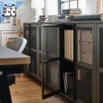 イケア IKEA Original IVAR -イーヴァル- キャビネット 扉付 グレー