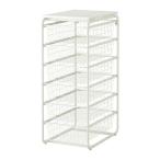 IKEA/イケア ALGOT フレーム/ワイヤーバスケット6個/トップシェルフ