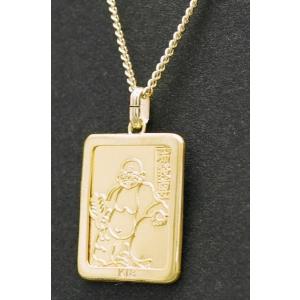 七福神純銀ゴールドペンダントトップ 大黒天 : 七福神.JP Yahoo!店