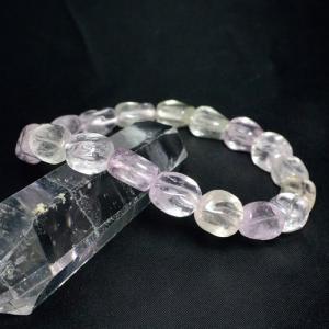 クンツァイト ブレスレット 13mm パワーストーン 天然石 k1-1307 : 誠