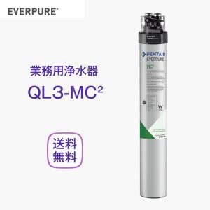 エバーピュア QL3-4DC 浄水器 業務用 フィルターヘッド付 : 厨房