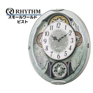 スモールワールド RHYTHM リズム時計掛時計スモールワールドアルディN