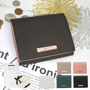 agnes b.（アニエスベー） 三つ折り財布 財布 ミニウォレット ドット