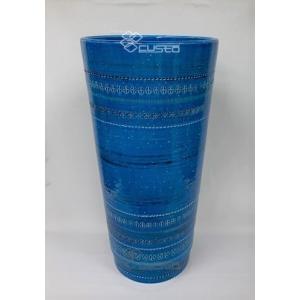 イタリア製 輸入雑貨 ネコ ねこ 猫 置物 オブジェ ブルー Bitossi