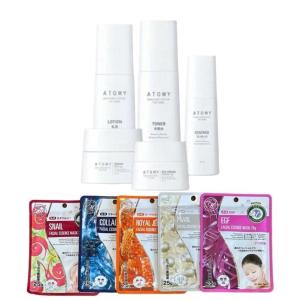 国内発送 2点セット アトミザフェイム ATOMY 化粧水 乳液 アイクリーム