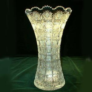 ボヘミア 500PKカット フラワーベース 25.5cm 80756-PK-255 : 青山ロゼ