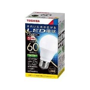 TOSHIBA（東芝） LED電球 一般電球形 LDA8L-G/60W/2 全方向タイプ 電球