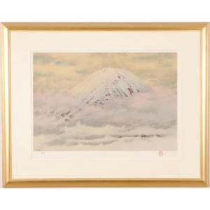 抽象画 絵画 リトグラフ 版画 ジョアン・ミロ 「ノーサイン・14」 額