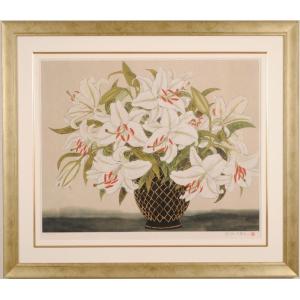 青木乃里子 椿花 花 絵画 椿 静物画 和風 ジークレー 版画 インテリア