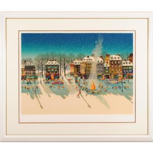 ジェニファー・マークス ポメグラネイトコーヴ 海 絵画 風景画 シルク