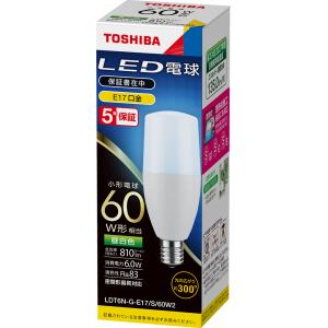 TOSHIBA（東芝） 電球色 40W形相当 LDA4L-H-E17/S/40W2 配光角約120度