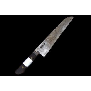 美品｜佑成 牛刀 300mm 440鋼 モリブデン鋼 鍔付き柄 箱付 KN02-A9389