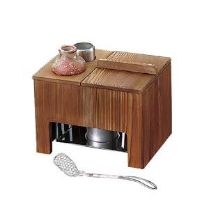 京都たる源 湯豆腐桶 酒燗器 熱燗器 熱燗 懐石道具 2個セット : レトロ