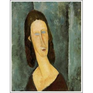送料無料】絵画：アメデオ・モディリアーニ「若い女の肖像（ジャンヌ