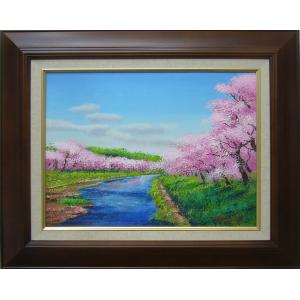 絵画 油絵 田澤禮次 肉筆油絵 静物画 コスモス 花瓶 F10 : アートフジ