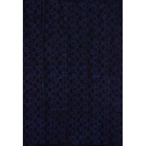 アフリカ ブルキナファソ 藍染 古布 大判 LLサイズ No.65 マルチクロス