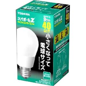 TOSHIBA（東芝） 電球型蛍光灯 EFA10EN/9-E17 昼白色 ネオボールZ 40形