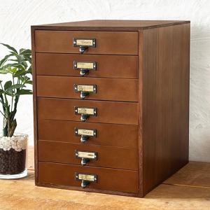 木製 卓上 A4 書類ケース 引き出し収納 アンティーク ホワイト レター