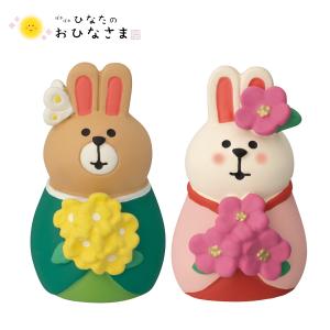 デコレ ひな祭り 2019 インコ雛セット コンコンブル 新作 ZMM-59187