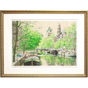 野田弘志 「 薔薇 」 銅版画 版画 日本画 絵画 バラ 花 モダン 写実