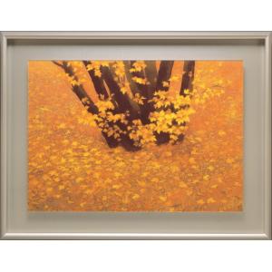 東山魁夷 絵画 行く秋 【複製】【美術印刷】【巨匠】【変型特寸