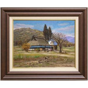 大城真人「 ブルージュの石橋 」 油絵 油彩画 P20 ( 20号 ) 絵画 洋画