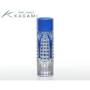 KAGAMI 江戸切子（カガミクリスタル）花瓶 花器 F304-1753 : 贈答品