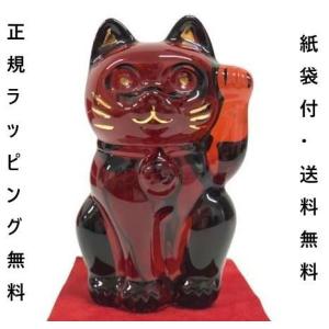 バカラ（Baccarat） 招き猫 フィギュリン 置物 バカラクリスタルガラス