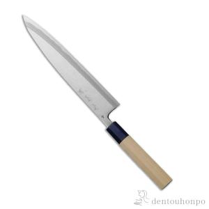 和包丁 堺菊守 別打（プラスチック柄） 身卸し 180mm 1本 名入れ彫刻