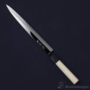 和包丁 堺菊守 極 V10鏡面（朴八角柄） 柳刃 270mm 1本 名入れ彫刻無料