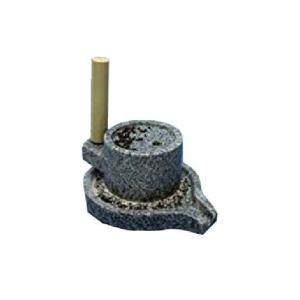 みかげ石 皿型挽臼 18型 27×33cm そば 米 穀物 製粉 石臼 ナガノ産業