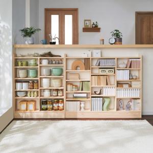 dinos（ディノス） 奥行き選べる背板オープン腰高本棚 幅90奥行40cm