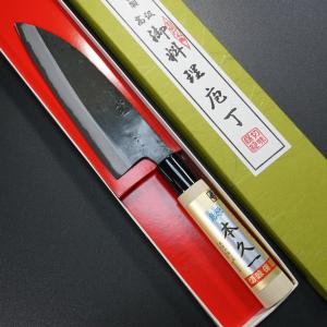 包丁 堺菊守 ゴールド割込三徳包丁 165mm Gー1 1枚 : プロステYahoo!店
