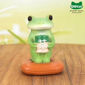 カエル 置物 スイカボートで出発 Copeau コポー グッズ 玄関 カエルの